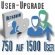 Upgrade von 750 auf 1500 User