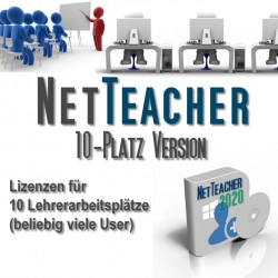 NetTeacher 2020 10-Platz-Version  (5000 User)