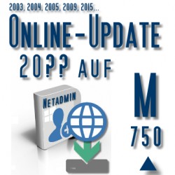 Online-Update 2007 auf 2015 (M 750 User)