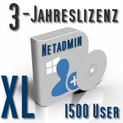 3-Jahreslizenz Netadmin XL (1500 User)