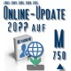 Online-Update 200x auf 2021 (M 750 User)